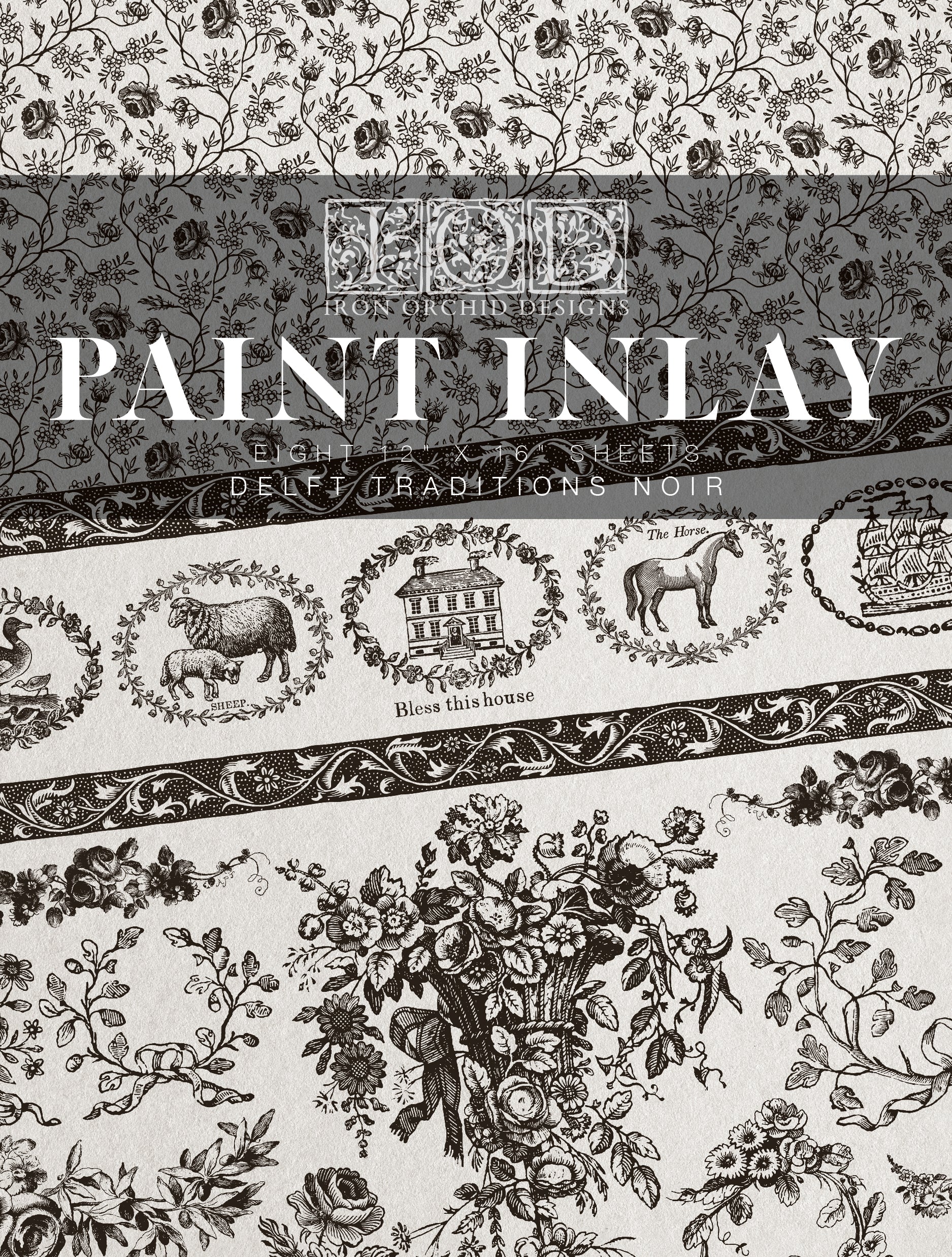 Delft Traditions Nior 8 Page IOD Paint Inlay  (Limited) image 0