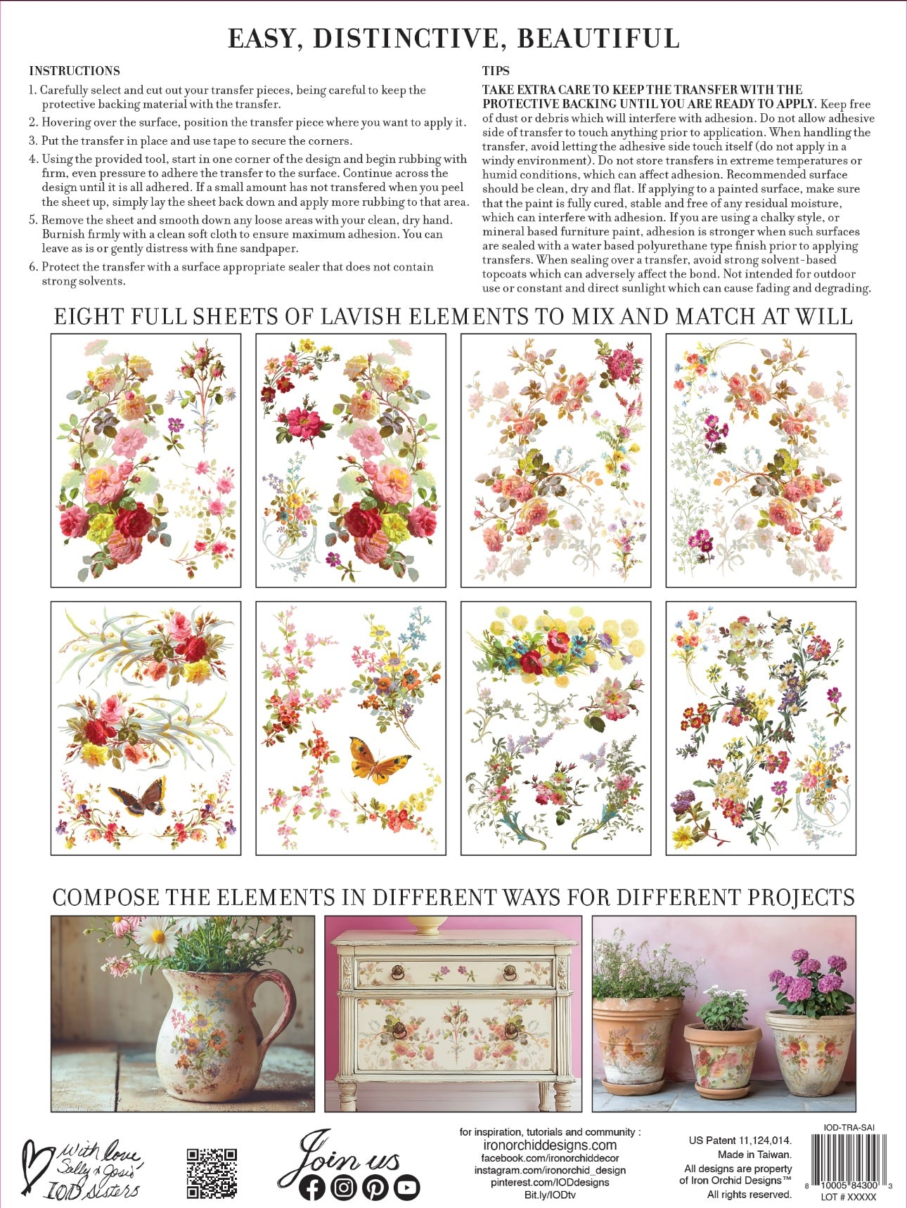 Saint Germain - IOD Decor Transfer  image 1
