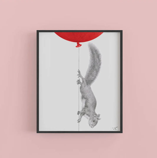 James Willoughby Red Squirrel 9 x 12