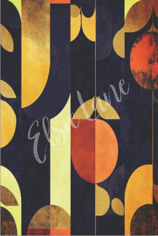 Groovy Blooms - Elsie Lane Decoupage Paper image 0