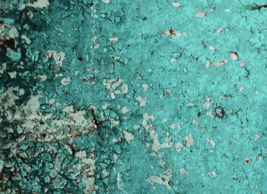 Teal Texture - Roycycled Decoupage image 0