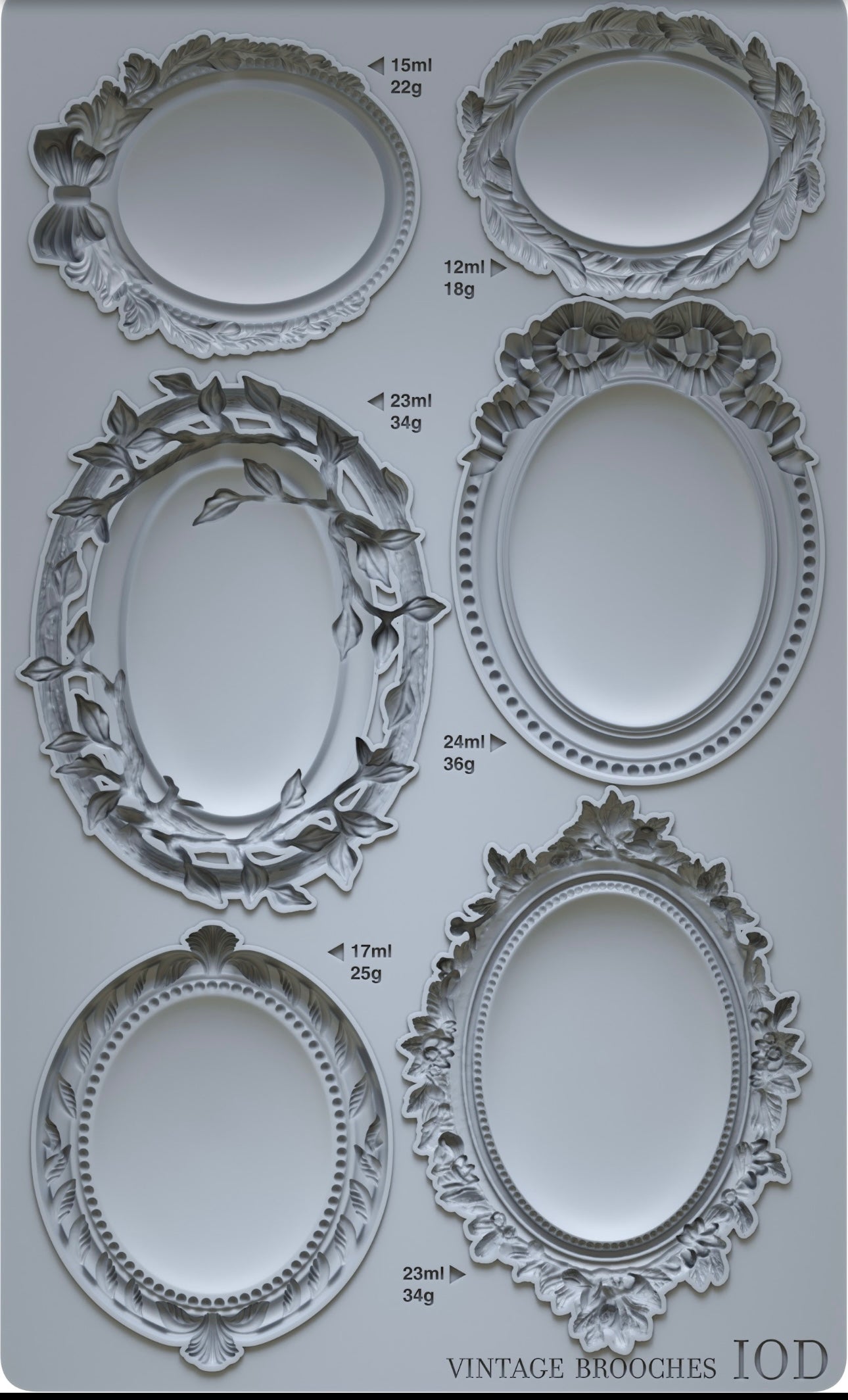 Vintage Brooches - IOD Moulds  image 0