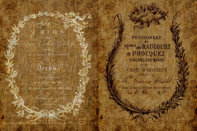 Ephemeral burlap - Decoupage Paper Roycycled  image 0