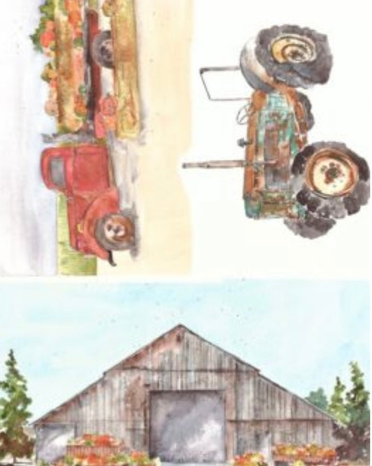 Fall Farm - Roycycled Decoupage image 0