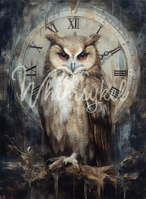 Timekeeper | 18 lb Decoupage Tissue Paper | 2 Sizes