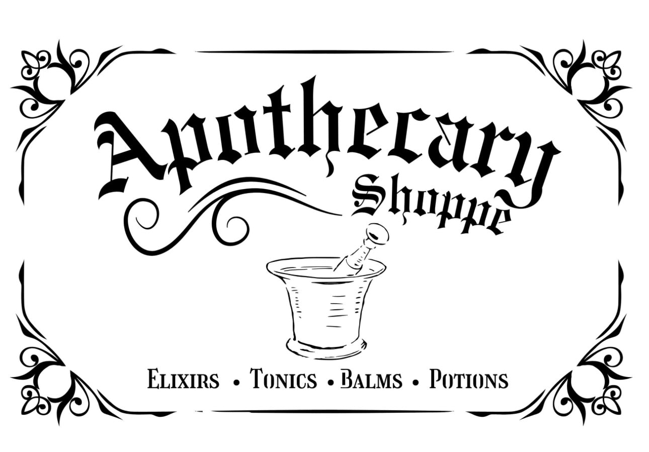 Apothecary Stencil - Roycycled Treasures image 0