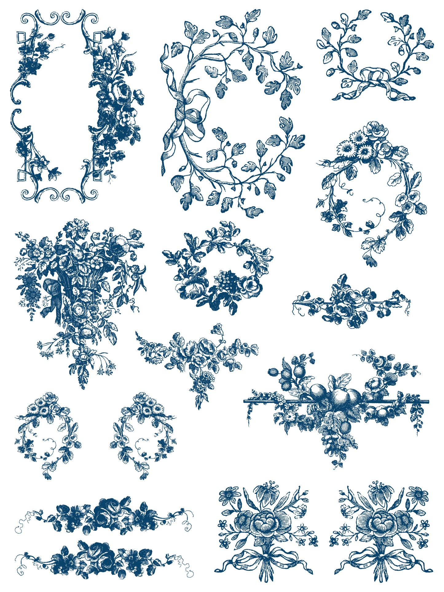 Delft Traditions Azure 8 Page IOD Paint Inlay  (Limited) image 5