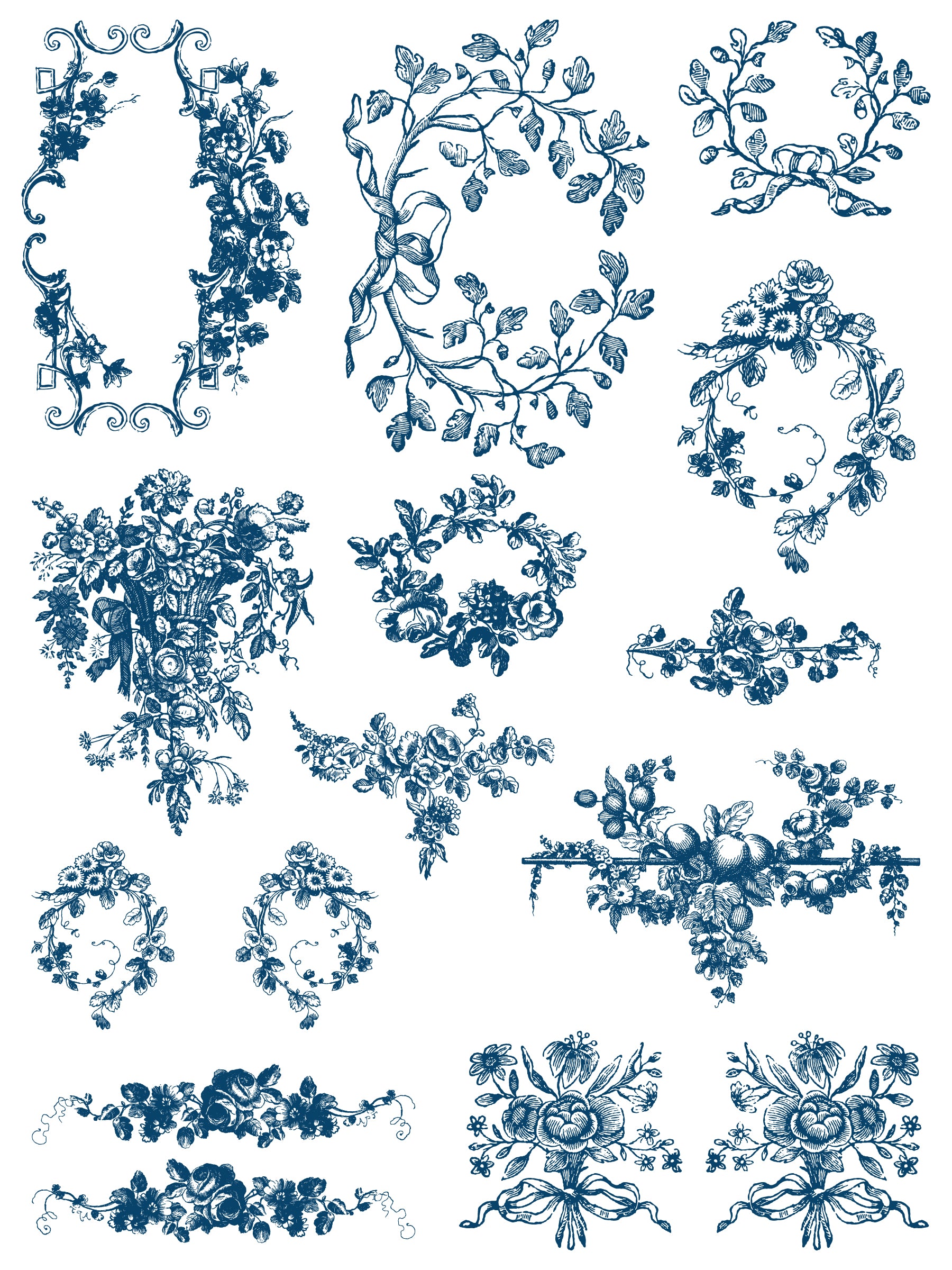 Delft Traditions Azure 8 Page IOD Paint Inlay  (Limited) image 5