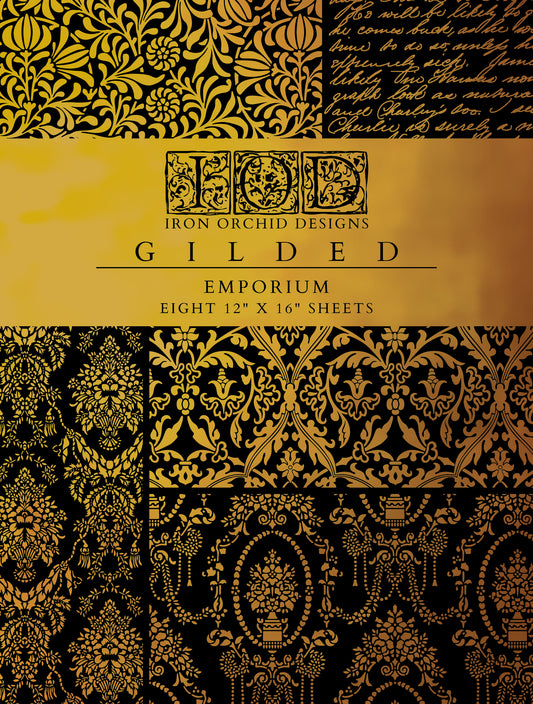 Emporium - Gold Foil Gilded IOD Decor Transfer  image 0