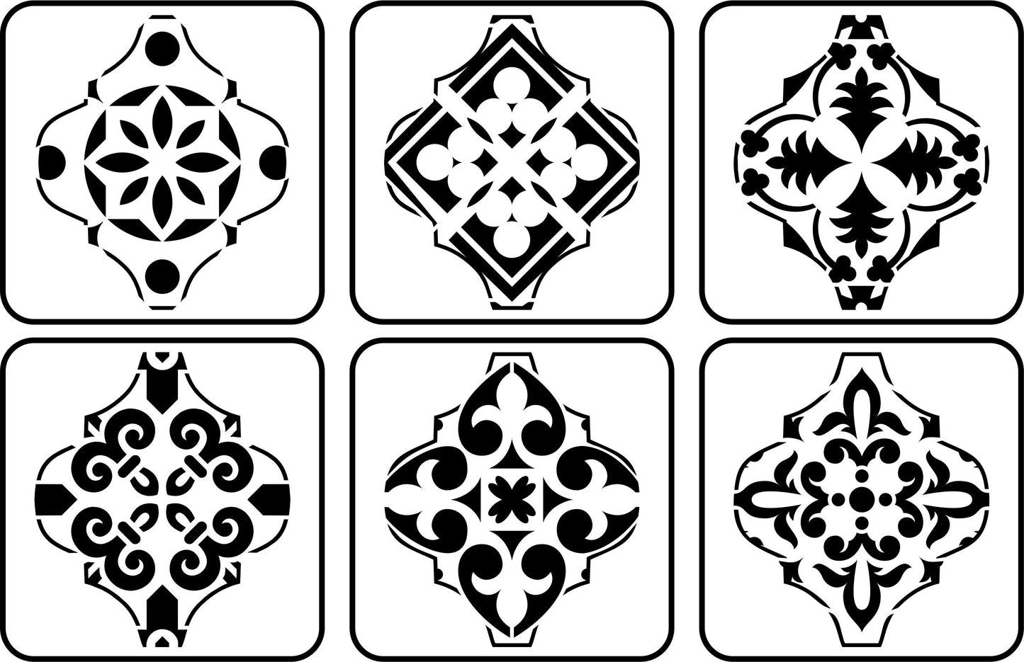 Arabesque Mini Set - JRV Stencil  image 0