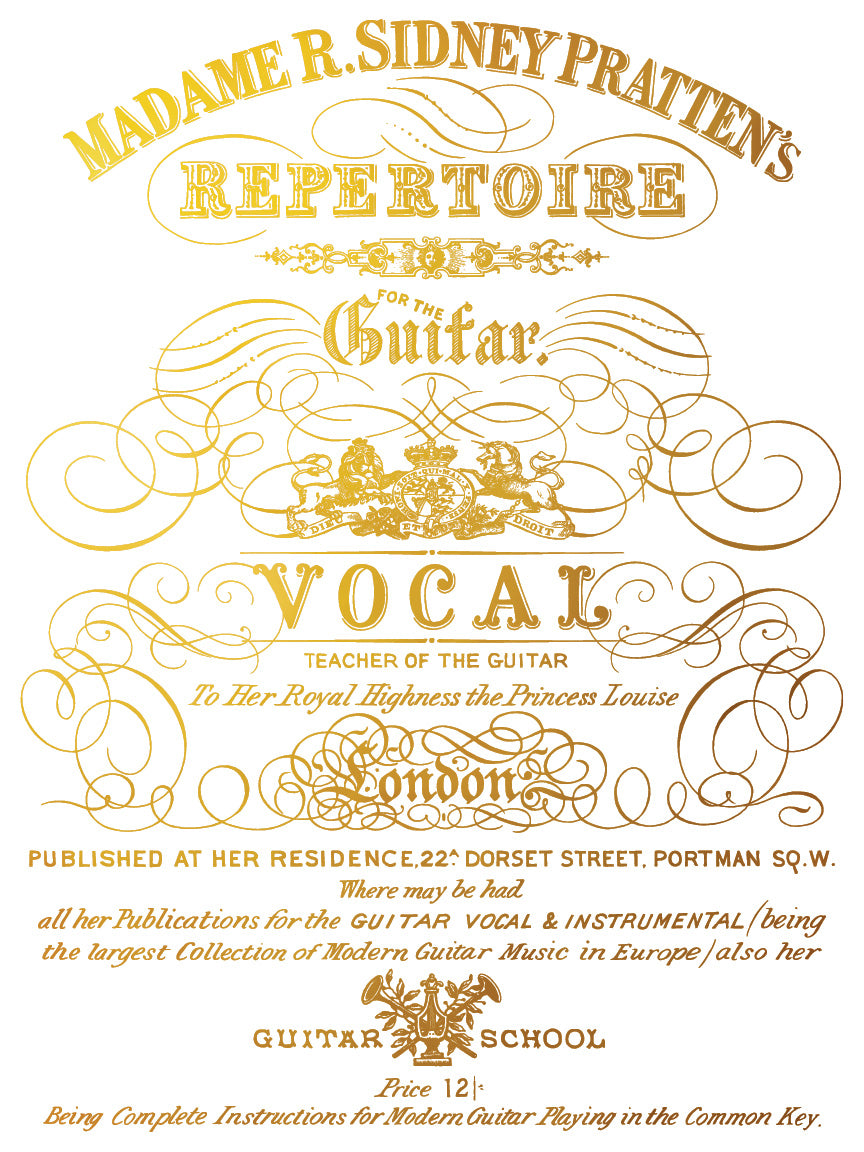 Curated Signage - Gold Foil Guilded IOD Decor Transfer