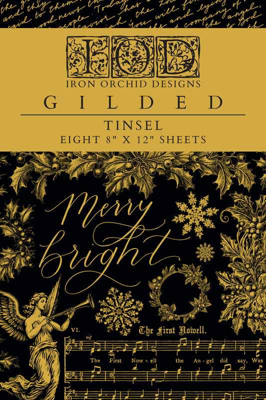 Tinsel IOD Guilded Transfer - (2024 Qtr 3 Holiday Limited Edition)