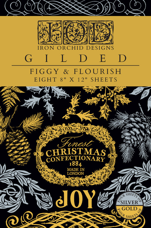 Figgy & Flourish IOD Guilded Transfer - (2025 Qtr 3 Holiday Limited Edition)
