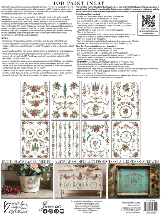 La Folie - IOD Paint Inlay (2025 Qtr 3 Holiday Limited Edition)