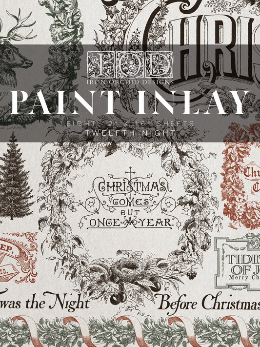 Twelfth Night - IOD Paint Inlay (2025 Qtr 3 Holiday Limited Edition)