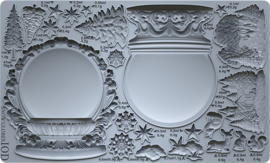Snowglobes IOD Mould - (2025 Qtr 3 Holiday Limited Edition)