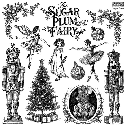 Sugar Plum Fairy IOD Stamp - (2025 Qtr 3 Holiday Limited Edition)