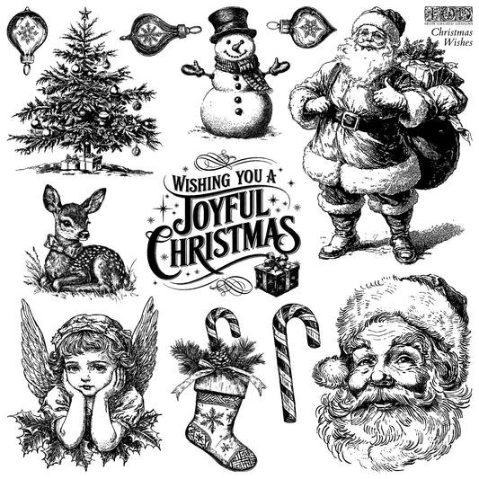 Christmas Wishes IOD Stamp - IOD 2025 Qrtr 3 (Limited Edition Holiday)