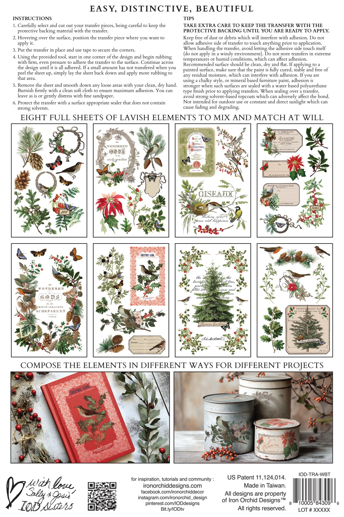 Winter Botanist IOD Transfer - IOD Qtr 3 (Limited Edition Holiday)