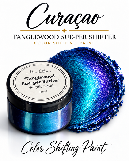 Curacao Color Shifting Paint – Blue & Purple | Tanglewood Sue-per Shifter