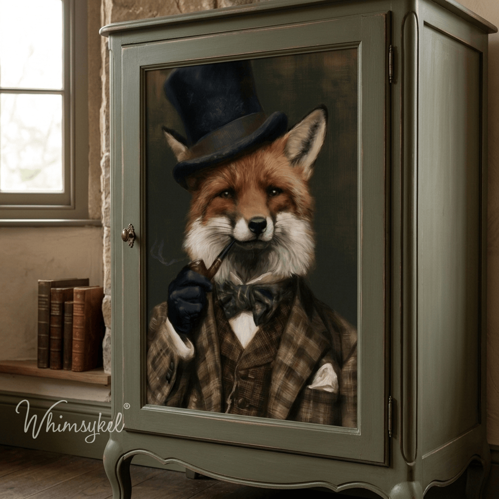 Foxy Gentleman | 18 lb Decoupage Tissue Paper | 21x29 in
