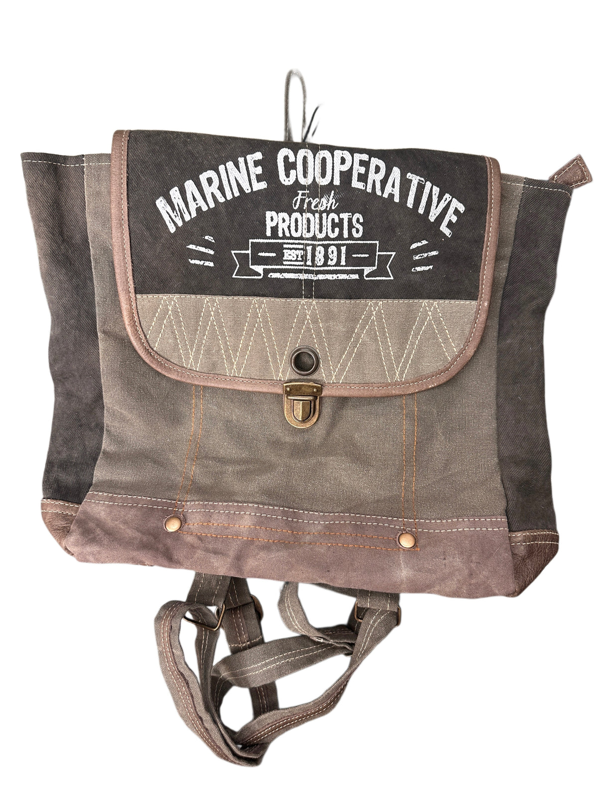 Marine Cooperative Backpack - Mira Bag – Elsie Lane Art Garage