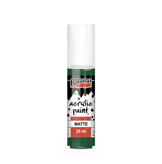 Pentart Acrylic Matte Paint Pine Green 20 ML