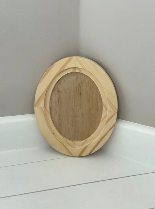 IOD OVAL WOOD GALLERY BLANK 12.7”x15.7”