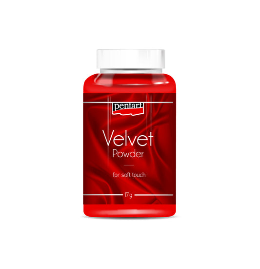 Velvet powder red min. 17 g