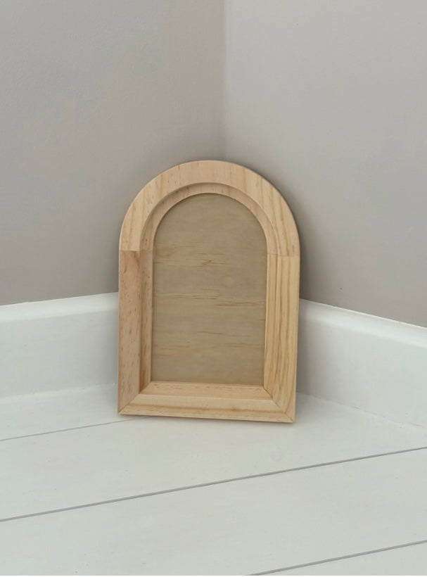 IOD ARCHED WOOD GALLERY BLANK 7x10