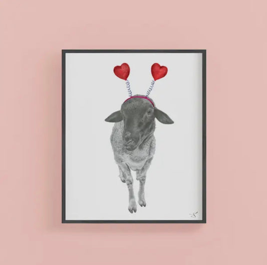 Beau Merci Sheep 9x12