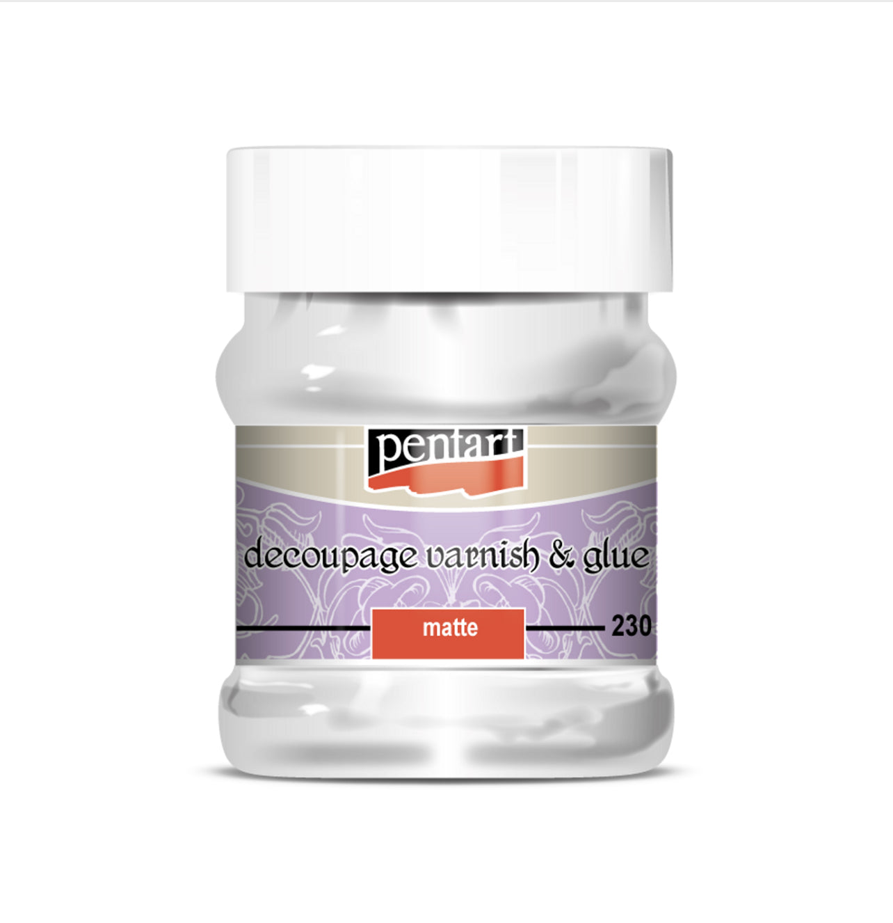 Pentart decoupage, varnish and glue matte 230 ml