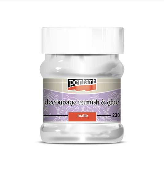 Pentart decoupage, varnish and glue matte 230 ml