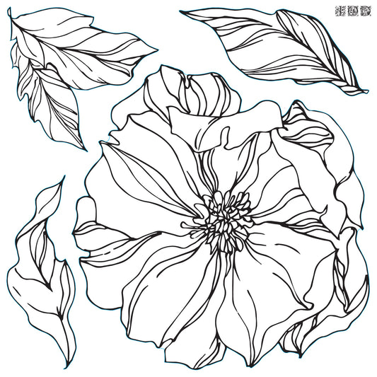 Peonies Stamps (set of 2)