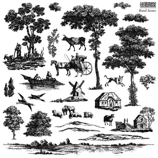 Rural Scenes Stamps (Set of 2)