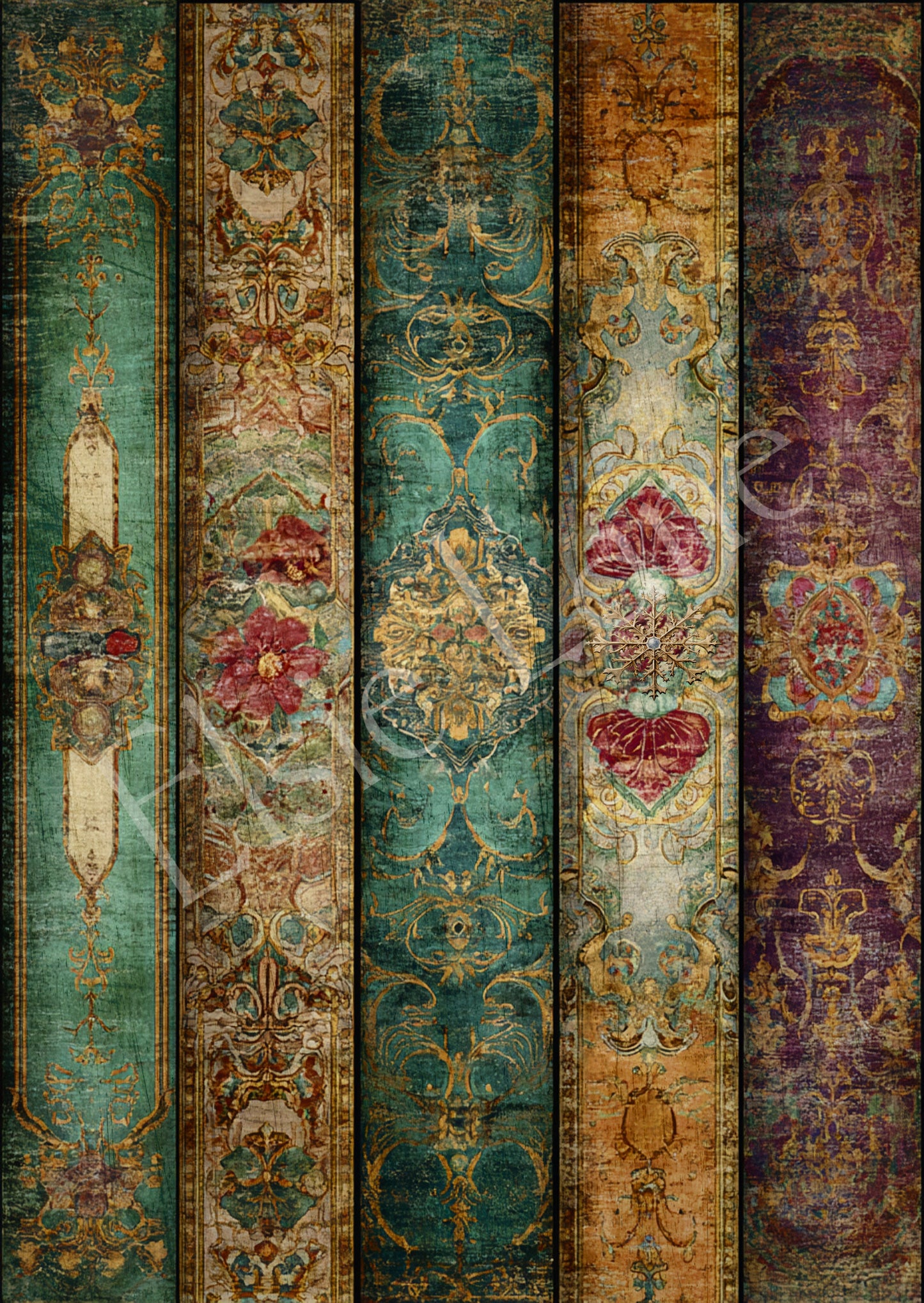 Dark Bohemian Bazaar - Elsie Lane Decoupage Paper