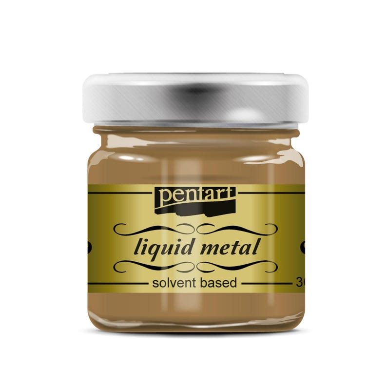 Pentart liquid metal brass 30 ml