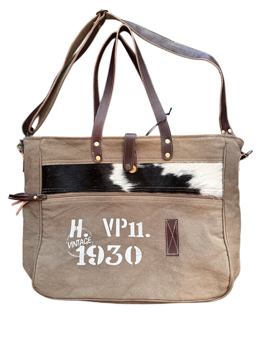 1930 Canvas Messenger Bag - Mira Bag