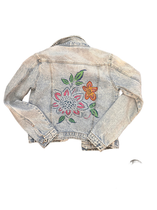 Hand Painted Jean Jacket (med)