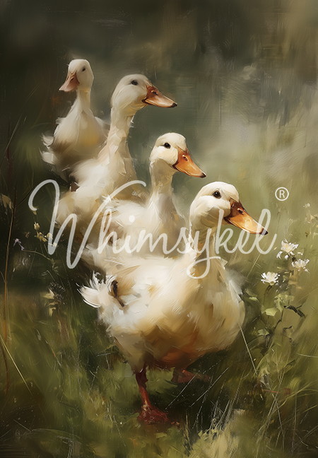Ducks in a Row - Whimsykel Paper