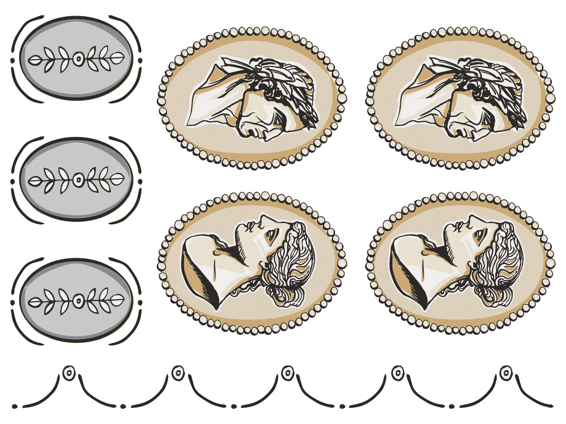Classical Cameo IOD Paint Inlay by Annie Sloan