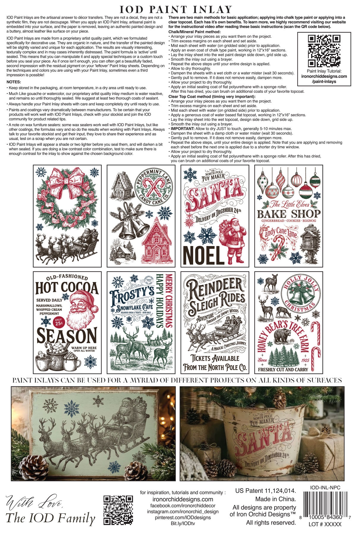 The North Pole - IOD Paint Inlay (IOD 2026 QTR 3 Holiday Release)