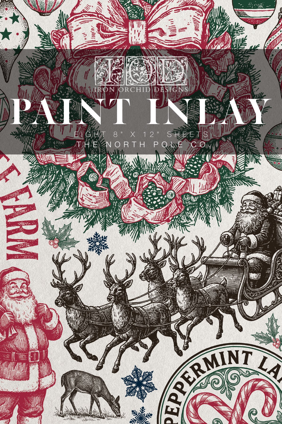 The North Pole - IOD Paint Inlay (IOD 2026 QTR 3 Holiday Release)
