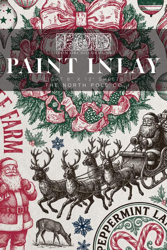 The North Pole - IOD Paint Inlay (IOD 2026 QTR 3 Holiday Release)