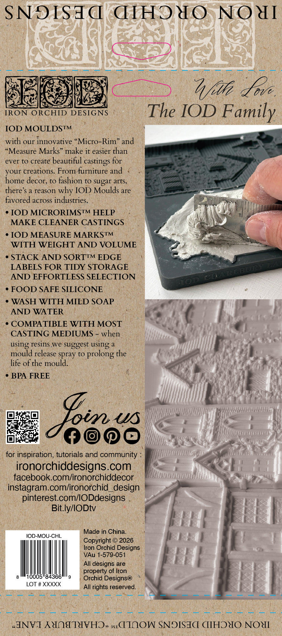 Charlbury Lane IOD Moulds - IOD (2026 QTR 3 Holiday Release)