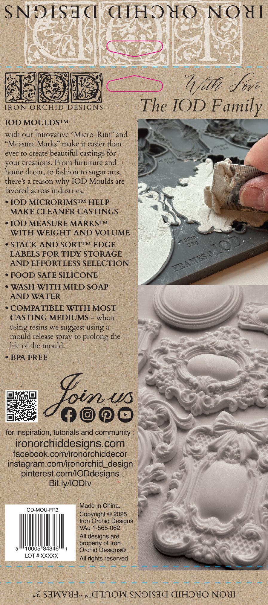 Frame 3 IOD Moulds - IOD (2026 Summer Release)