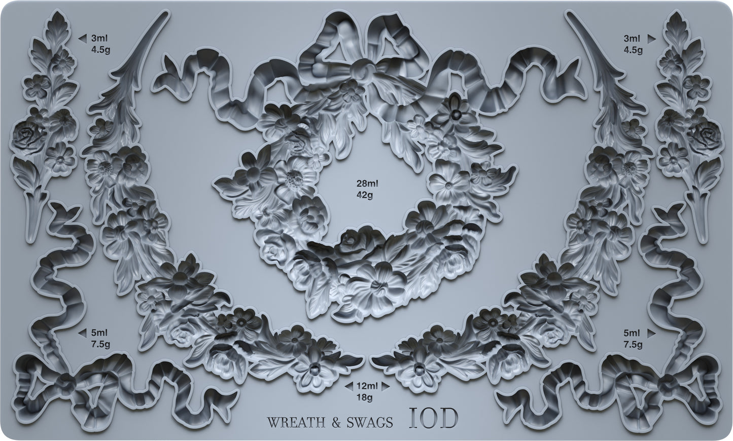 Wreath & Swags IOD Moulds (2026 Spring Release)