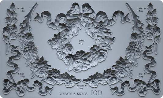 Wreath & Swags IOD Moulds (2026 Spring Release)