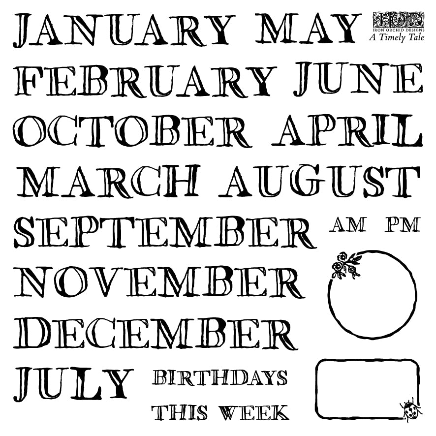 A Timely Tale IOD Stamp - (2026 Qtr 3 Holiday Limited Edition)