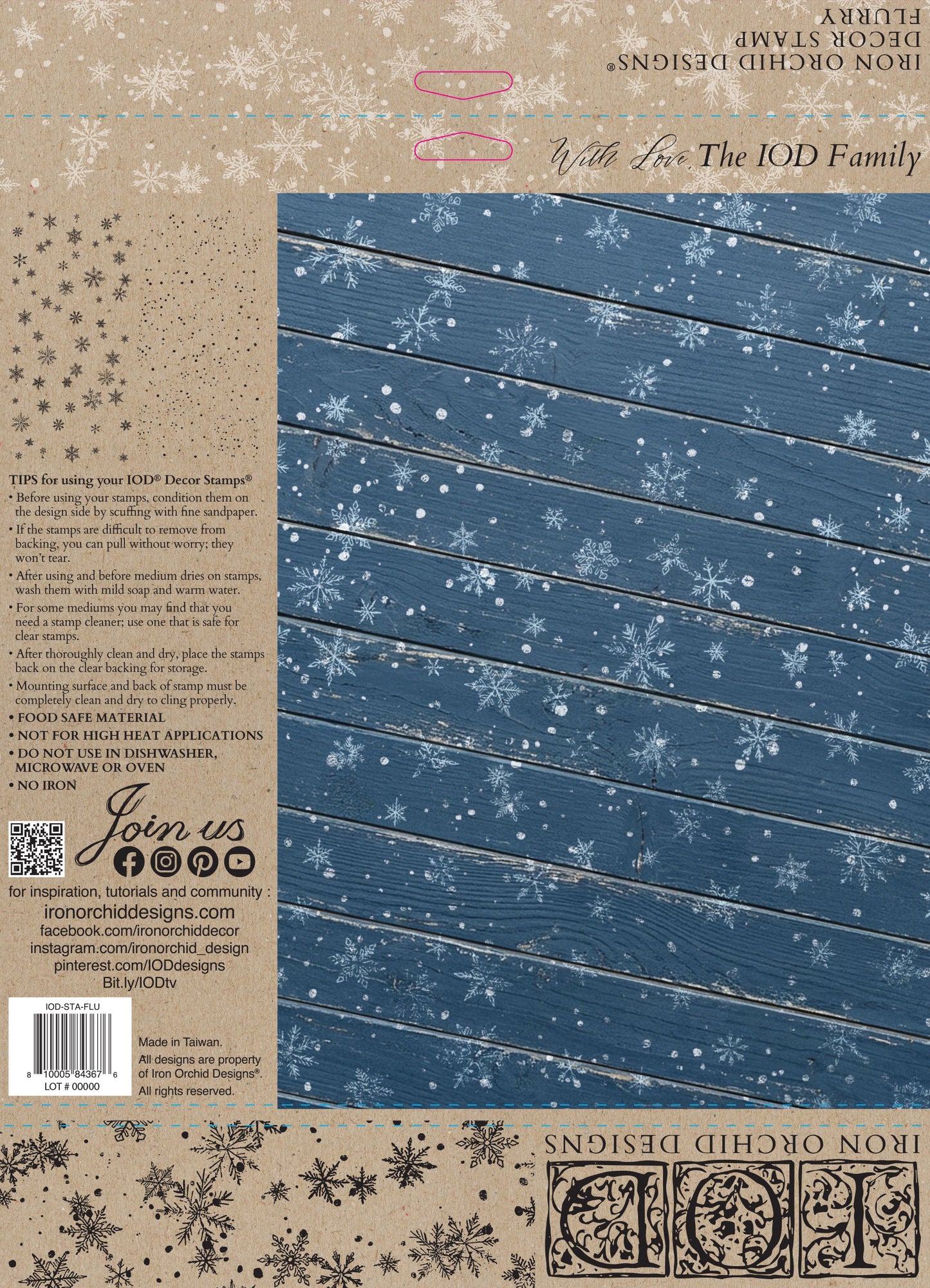 Flurry IOD Stamp - (2026 Qtr 3 Holiday Limited Edition)
